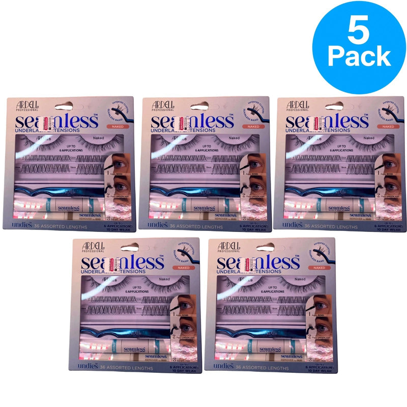 Ardell Seamless Underlash Extensions Naked Assorted Lengths Starter Kit 5 Pack