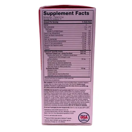 Hydroxycut Weight Loss + Electrolytes Wildberry Drink Mix - 21 Packets - New