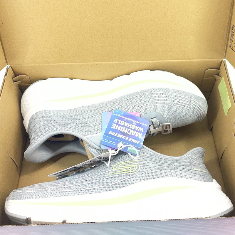 Skechers Hands Free Swift Fit Women’s Lace-Up Sneakers Gray Size 7 New