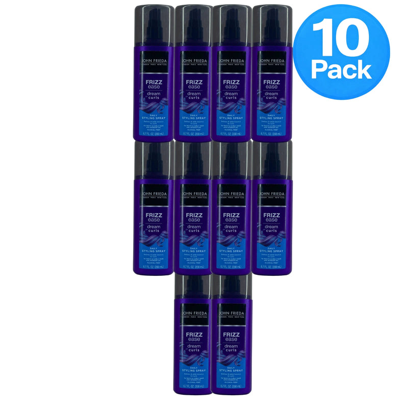 John Frieda Frizz Ease Dream Curls Styling Spray 6.7 Oz 10 Pack New