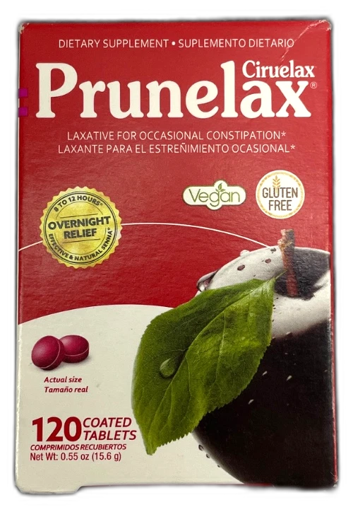 Prunelax Ciruelax Regular Occasional Constipation Mini Exp 05/27 Pack of 2 New
