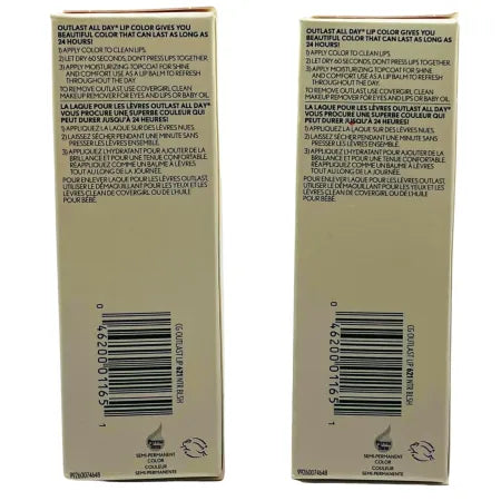 Covergirl Outlast All-Day Lip Color 621 Natural Blush 2 Pack New 2