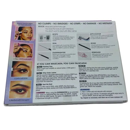 KISS Falscara Lash Extension Kit with 36 Wisps – New