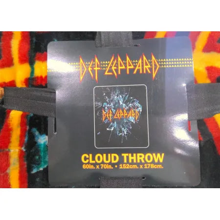 Classic Rock Band Def Leppard ~ 60"x70" Fleece Throw Blanket