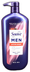 Sport Refreshing Body Face Wash Bundle 30oz Each Pack of 3 New