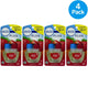 Febreze Plug Berry & Bramble Scented Oil Refill 0.87 Oz 4 Pack New