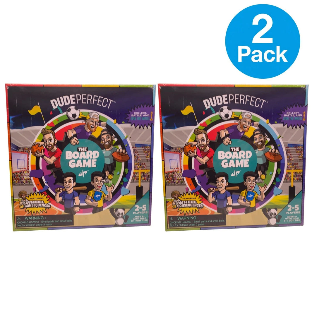 Dude Perfect The Board Game 2-5 Players Family Game 2 Pack New