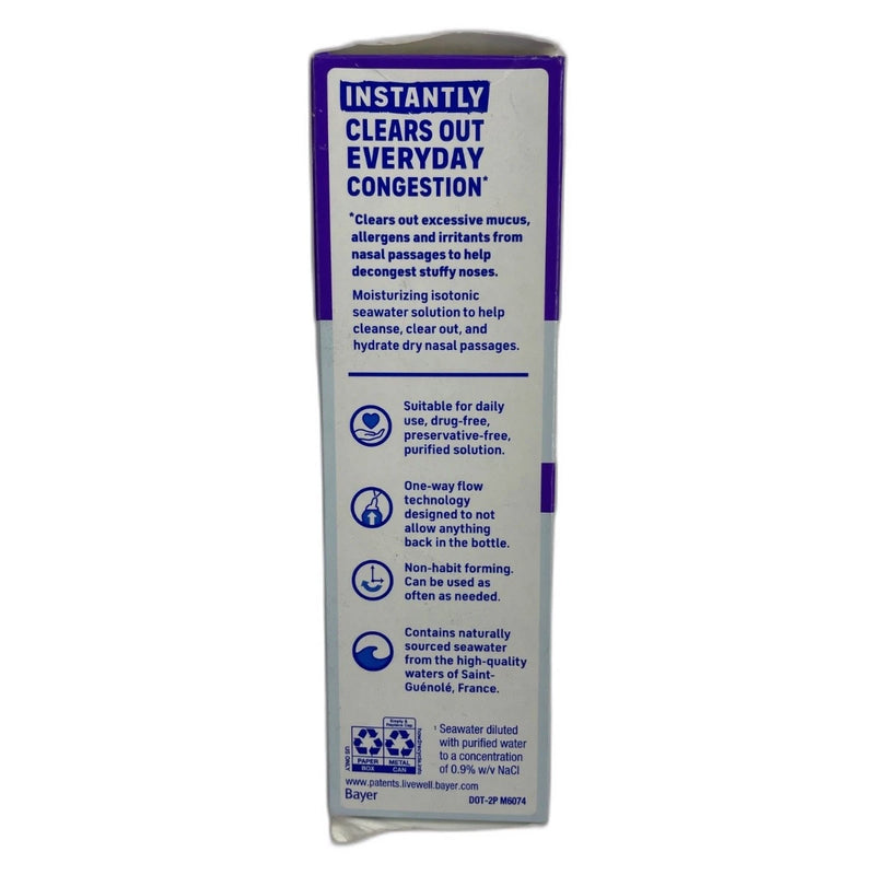 Afrin Saline Burst Moisturizing Daily Nasal Mist 5.0oz Exp 12/27 Pack of 2 New
