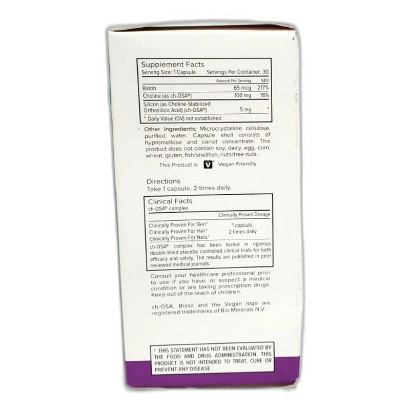 BioSil Advanced Hair Nail Care Original Formula 30 Exp 02/27 Pack of 4 New