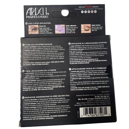 Ardell Faux Mink 817 False Eyelashes New