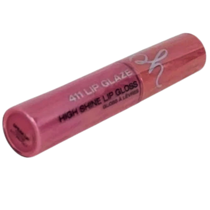 bh Cosmetics 411 LIP GLAZE High Shine Lip Gloss Highly Pigmented Shade SPEAK UP - 1 Pack