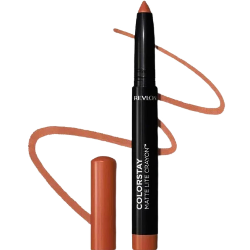 Revlon ColorStay Matte Lite Lip-Crayon, 001 Tread Lightly, 0.049 oz - 1 Pack