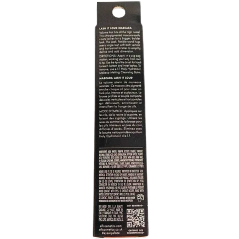 e.l.f. Lash It Loud Volumizing Mascara Black Amplify Define 81580, 0.24 Oz - 1 Pack