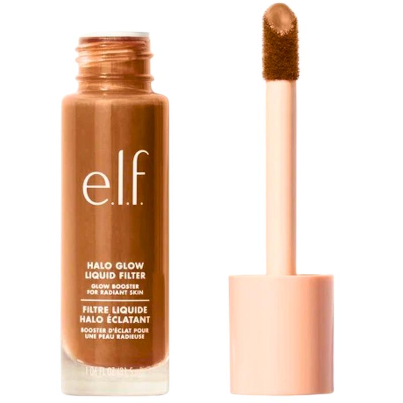 e.l.f. Halo Glow Liquid Filter Highlighter Shade ~ 6 TAN DEEP. 1.06 oz - 1 Pack