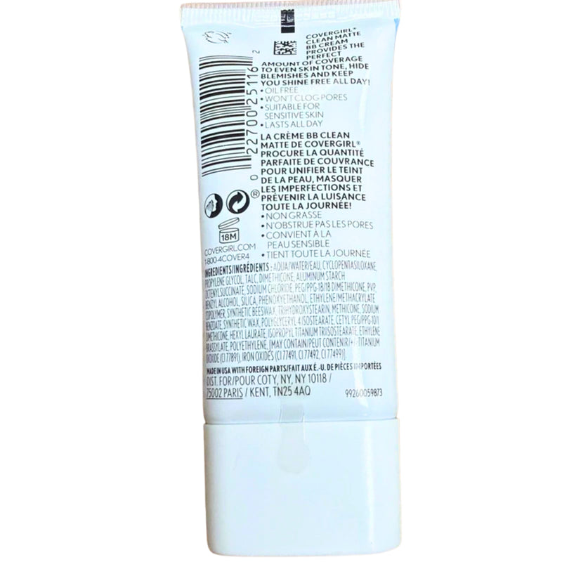 Clean Matte BB Cream For Oily Skin - 560 Deep by CoverGirl, 1 oz, Makeup - 1 Pack