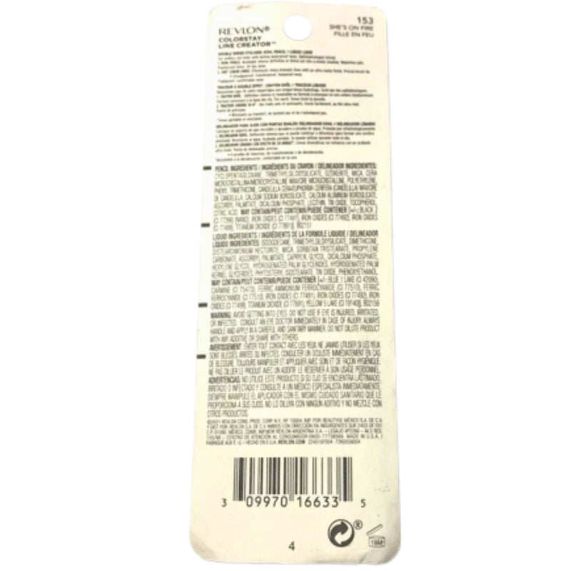 Revlon Colorstay Line Creator Double Ended Eyeliner - 153 SHE'S ON FIRE - 1 Pack