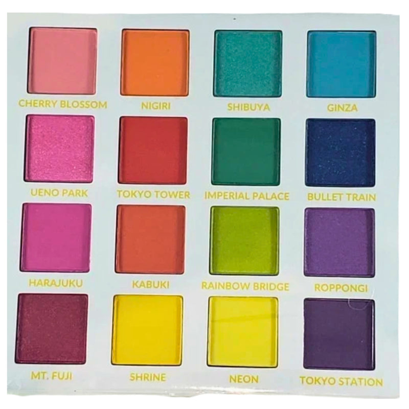 BH Cosmetics | TRENDY IN TOKYO | Eyeshadow Pastel 16-Color Palette - 1 Pack