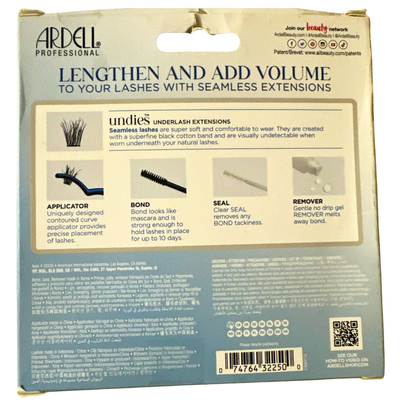 Ardell Seamless Underlash Extensions Naked Assorted Lengths Starter Kit 1 Pack