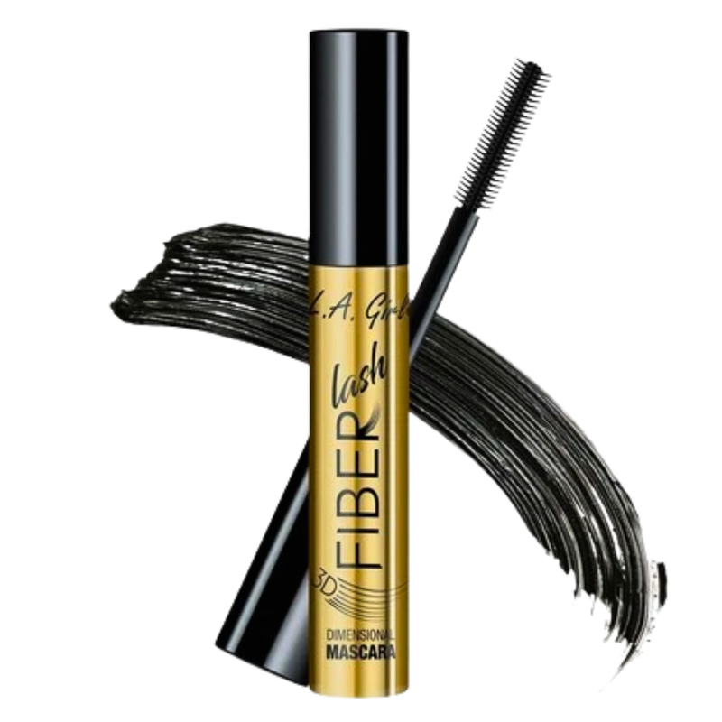 L.A. Girl Fiber Lash Mascara #645 - Intense Black (0.27 fl oz) Extending - 1 Pack