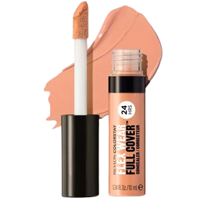 Revlon ColorStay Flex Wear Concealer, Full Coverage, 24HR Wear, 055 Latte, 0.34oz - 1 Pack