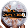 Olive & June Instant Mani Medium Almond Press-on Nails, Glitter Spiderwebs, 0.07oz - 1 Pack