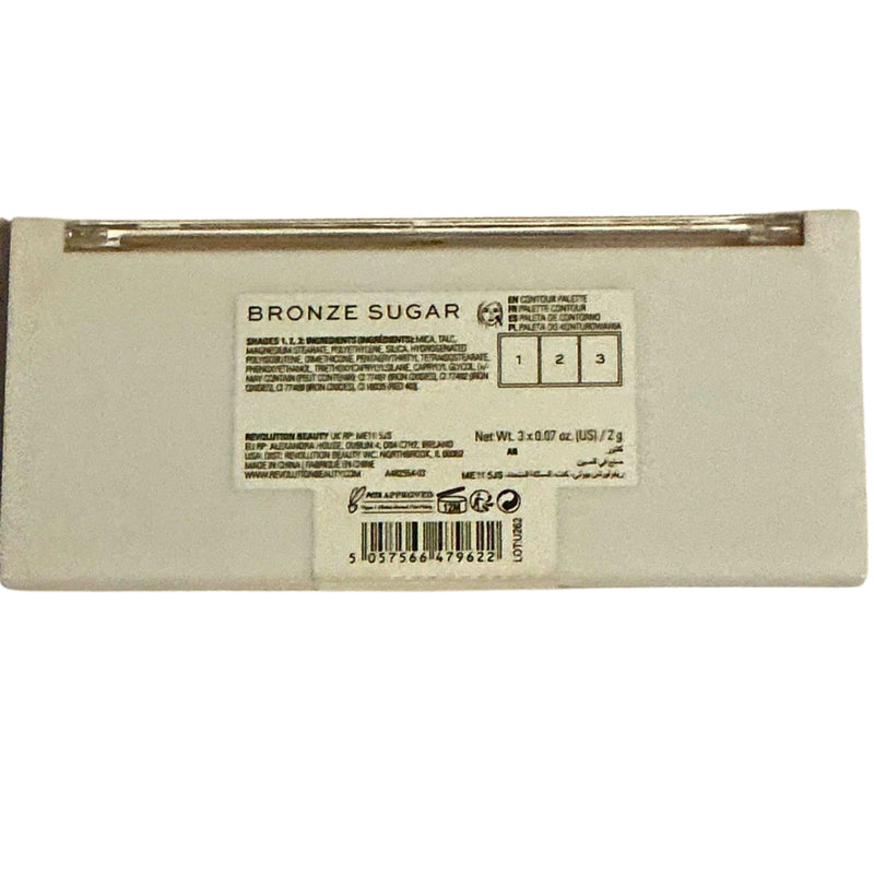 Makeup Revolution Revlove Colour Play Contour Trio Palette Bronze Sugar 0.21 oz - 1 Pack