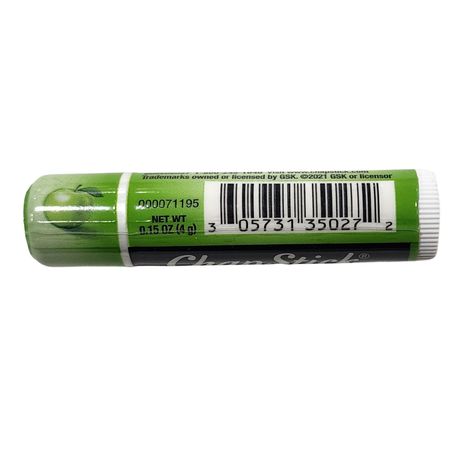 ChapStick Green Apple Lip Balm 0.15oz New