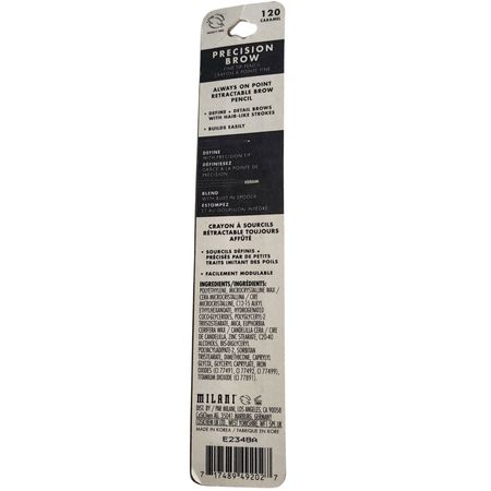 Milani Precision Brow Pencil 120 Caramel New