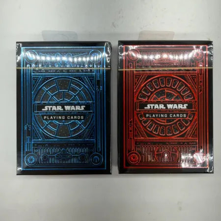 2 Packs STAR WARS PLAYING CARDS- Light & Dark Side, Rebellion & Empire Theory 11 1