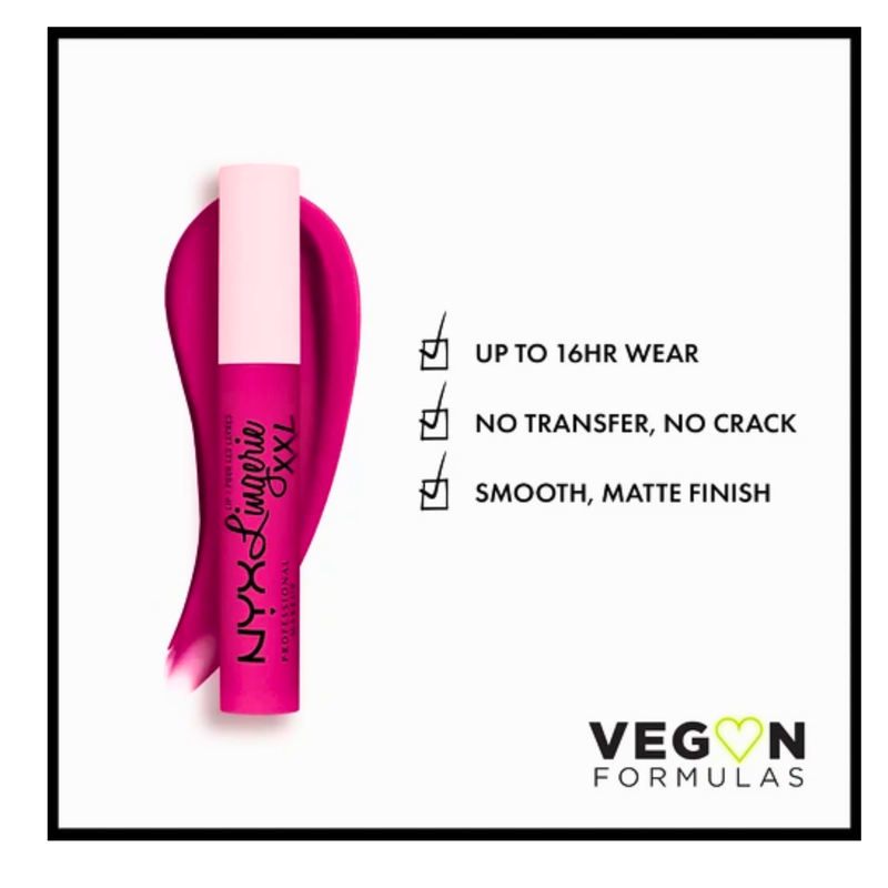 NYX Liquid Lipstick 19 Pink Hit Long Lasting Matte Vegan Lip Color 0.13 oz - 1 Pack