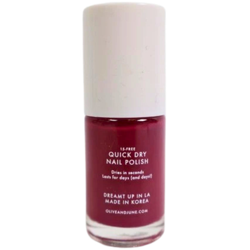 Olive and June Nail Polish Mulberry 15 Free Quick Dry 0.30fl Oz - 1 Pack