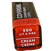 CoverGirl Exhibitionist Crème Cream Lipstick #500 Lit A Fire, 0.12oz - 1 Pack