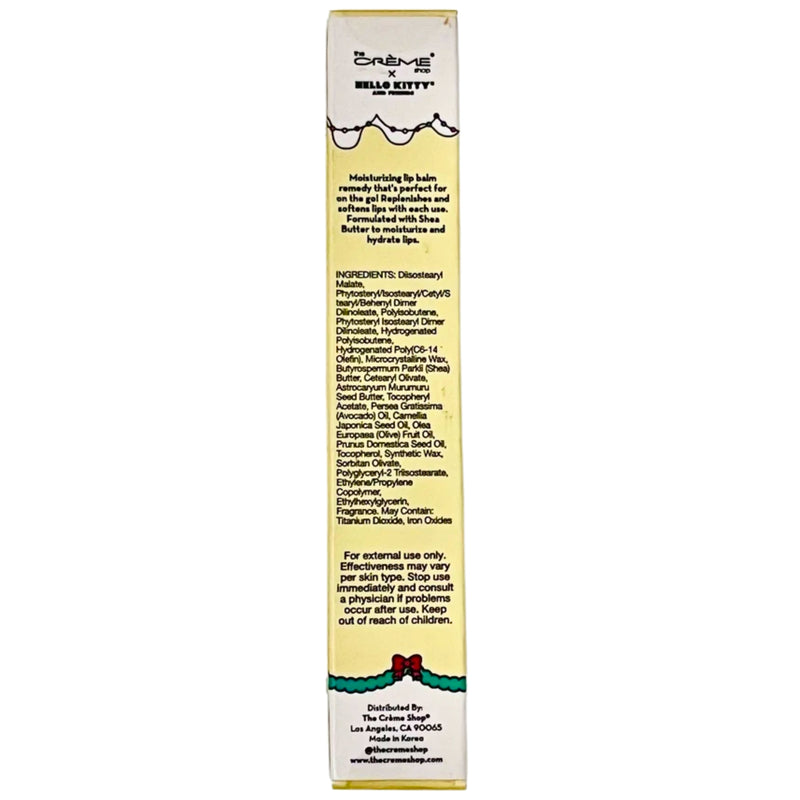 The Crème Shop Hello Kitty Moisture Remedy Lip Balm Hot Cocoa Shea Butter, 0.54 oz - 1 Pack