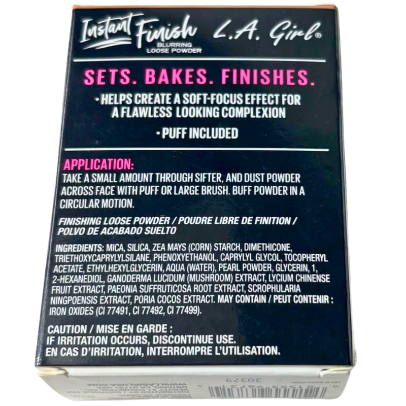 L.A. Girl Instant Finish Blurring Loose Powder, Medium GLP731 (1 Pack)