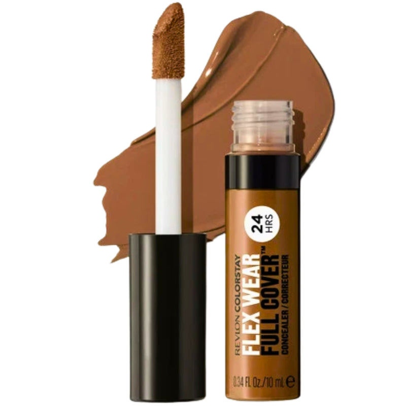 Revlon ColorStay Flex Wear, Full Cover Concealer, 075 Hazelnut, 0.34oz - 1 Pack