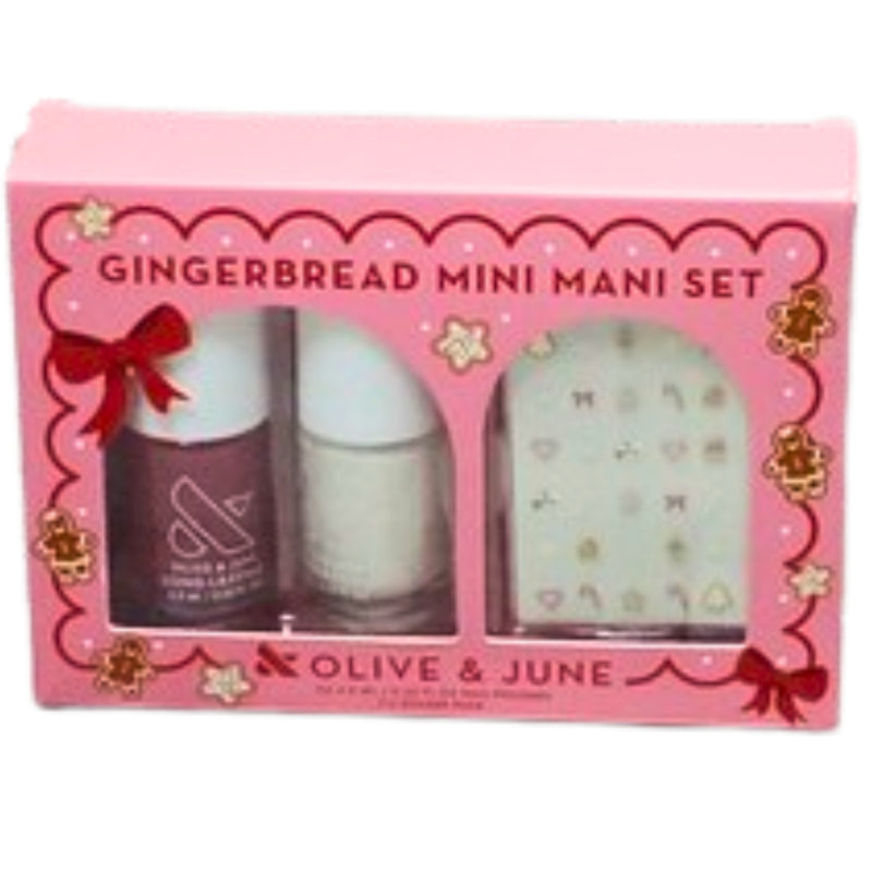 Olive & June Gingerbread Mini Mani Nail Polish Set, 0.32 oz - 1 Pack