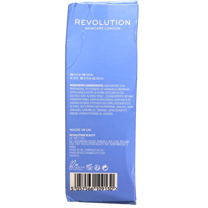 Revolution Skincare Targeted Blemish Serum 2% Salicylic Acid 1.01 Oz 1 Pack