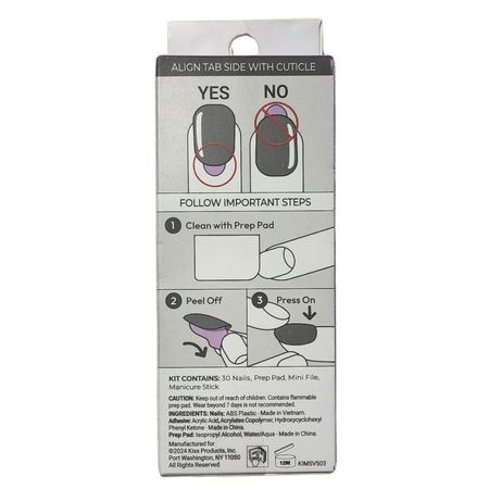 imPRESS No Glue Mani Press-On Nails Nude & Glitter 30ct New