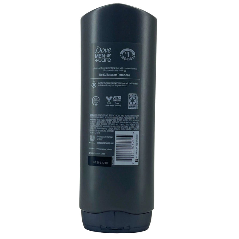 Dove Men+Care Refreshing Extra Fresh Body + Face Wash 24HR Nourishing MicroMoist