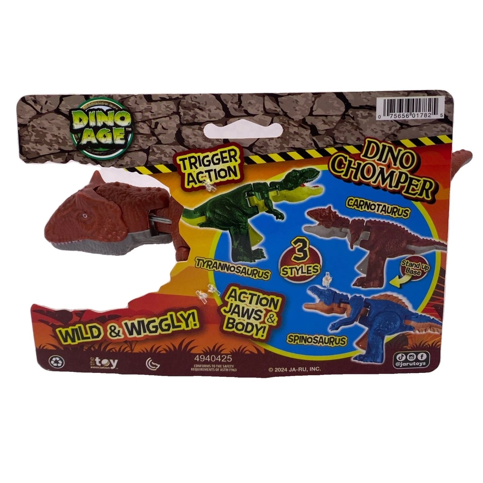 Dino Age Dino Chomper Action Toy 3 Pack Swivel Tail Kids Toy 2