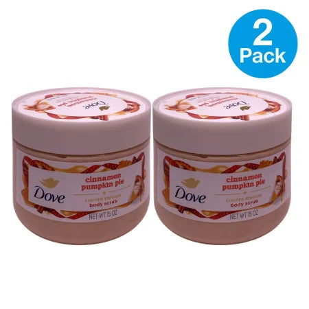 Dove Cinnamon Pumpkin Pie Body Scrub Limited Edition 15 oz 2 Pack New