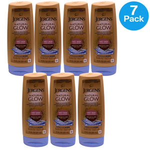 Jergens Natural Glow Wet Skin Moisturizer Medium to Deep In-Shower Tanner 7 Pack