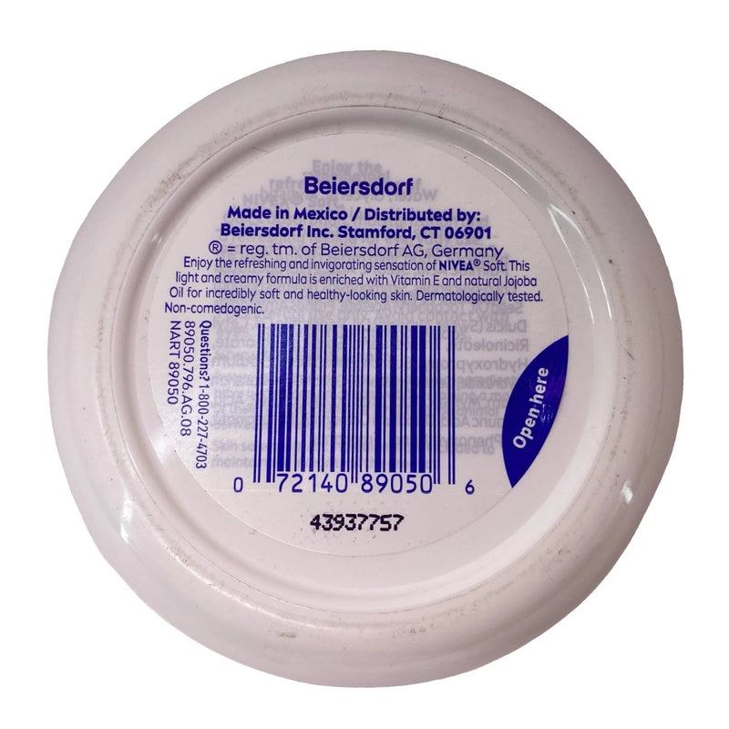 Nivea Soft Moisturizing Cream 6.8 Oz 3 Pack New