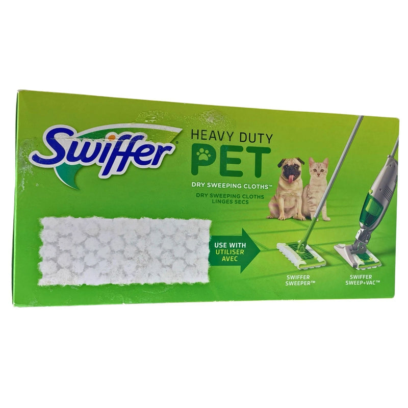 Swiffer Heavy Duty Pet Dry Sweeping Cloths 32 Count 4 Pack New