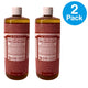 Dr. Bronner’s 18-in-1 Hemp Eucalyptus Pure-Castile Soap 32 oz - 2 Pack Set