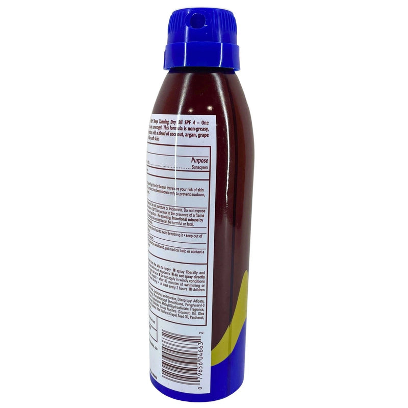Banana Boat SPF 4 Deep Tanning Dry Oil Spray Coconut Oil 6oz 8 Pack