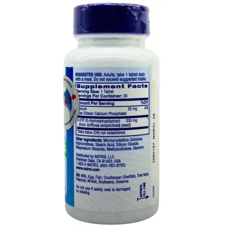 Natrol 5-HTP 200mg 30 Tablets 1 Pack New Sealed EXP 04/2026