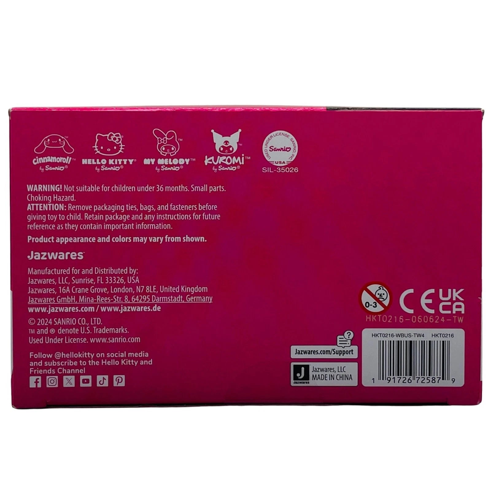 Hello Kitty and Friends Cinnamoroll Premier Figure 1 Pack New 3