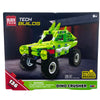 Block Tech Builds Dino Crusher Monster Truck 136 Pieces Building Bricks Set 3 Pa