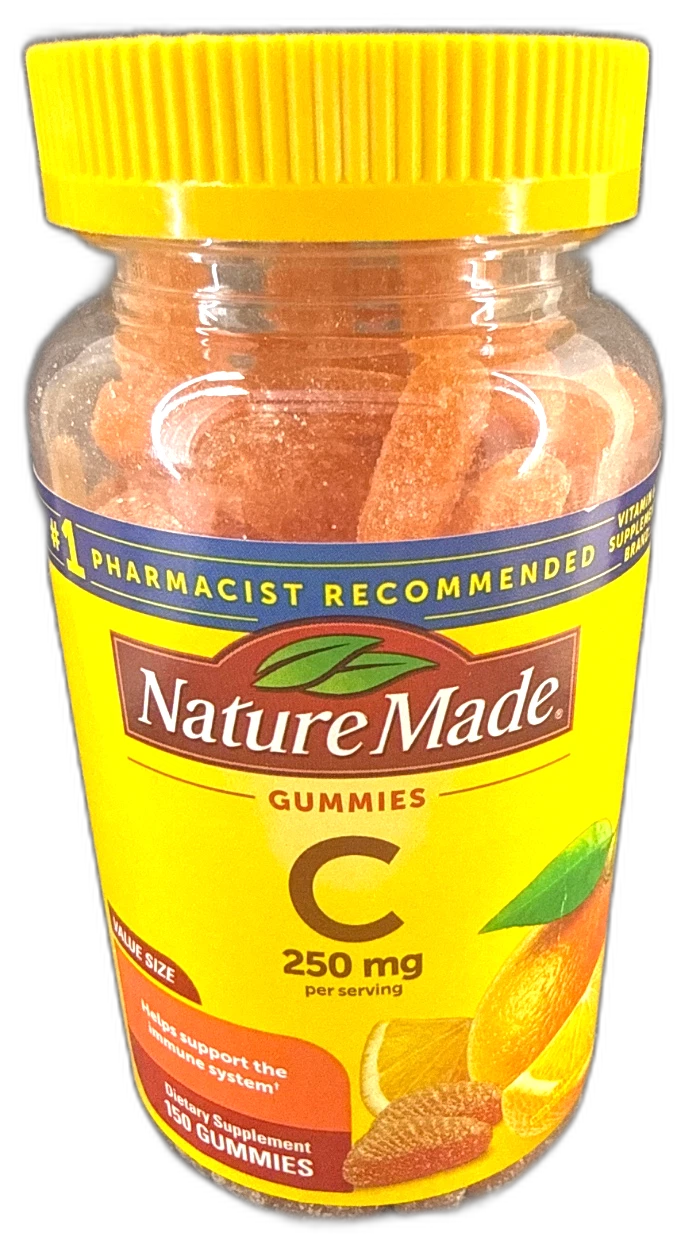Nature Made Vitamin C Gummies Immune Support 450 Total Exp 07/27 Pack of 3 New